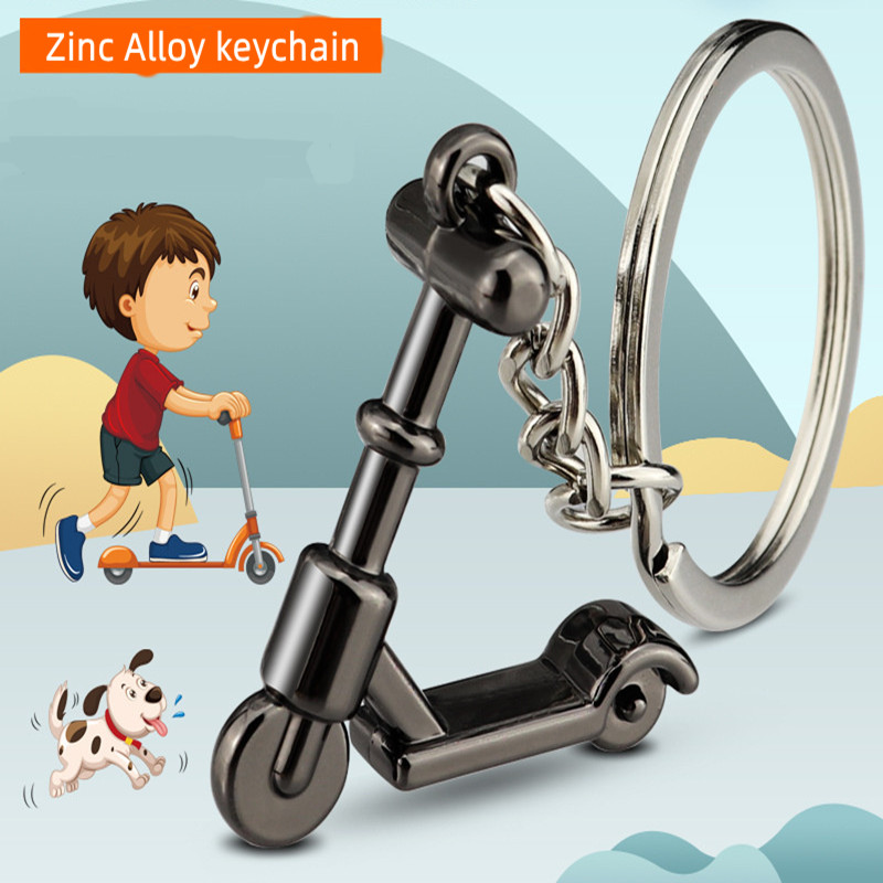 Kids Electric Scooter - New personalized keychain electric scooter keyring
