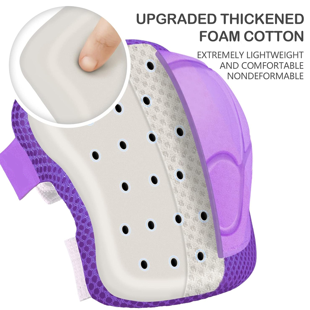 6pcs Kids Knee Pads and Elbow  - đánh giá và giá Scooter Helmet Set