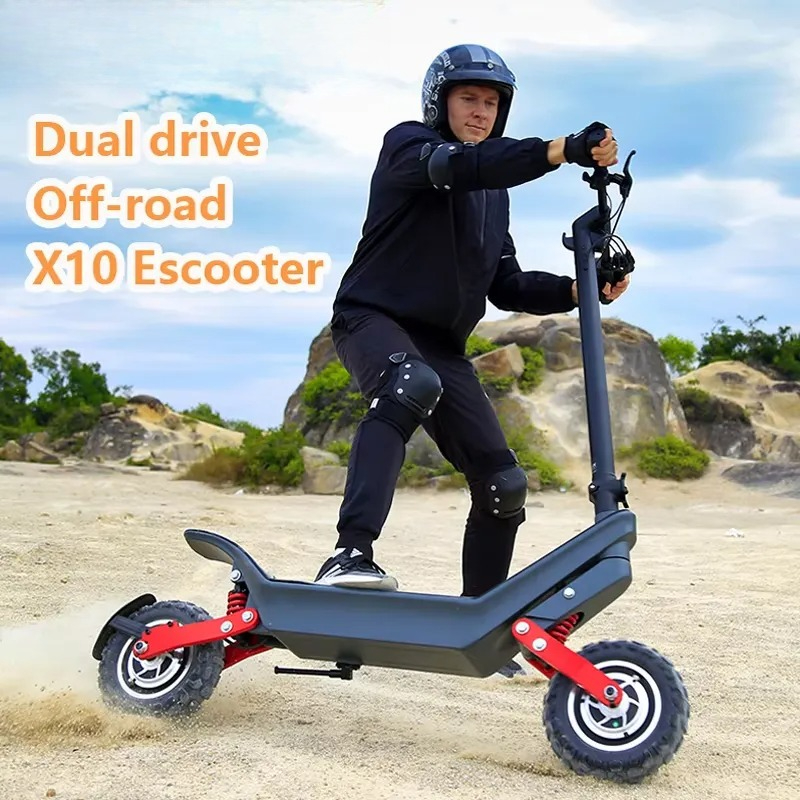Powerful 2000W Dual Motor X10  - đánh giá và giá Electric Scooter Adults